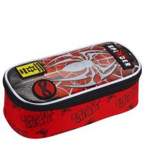 Estojo Escolar Infantil Homem Aranha Patches Emborrachado