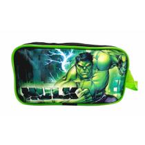 Estojo Escolar Infantil Hulk Volta As Aulas 2 Zíper Estojo Escolar Infantil Hulk Volta As Aulas 2 Zíper