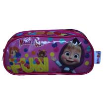 Estojo Escolar Infantil Juvenil Da Masha E Do Urso Luxcel Estojo Escolar Infantil Juvenil Da Masha E Do Urso Luxcel