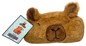 Estojo Escolar Infantil Juvenil De Pelúcia Animal Capivara Moda Kawaii Volta Às Aulas Capybara