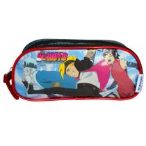 Estojo Escolar Infantil Juvenil Duplo Do Boruto Naruto