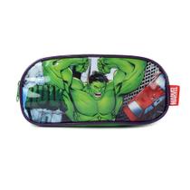 Estojo Escolar Infantil Luxcel Marvel Avengers Hulk - Ei380