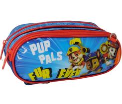 Estojo Escolar Infantil Patrulha Canina Paw patrol Duplo 2 Ziper Chenson Modelo 2025