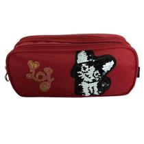 Estojo Escolar Infantil Santino lili july Gato Vermelho Estojo Escolar Infantil Santino lili july Gato Vermelho