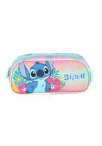 Estojo Escolar Infantil Simples Stitch Disney EI42384SC Cor:Rosa