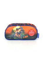 Estojo Escolar Infantil Simples T-Rex Up4You EI42074UP Cor:Laranja Estojo Escolar Infantil Simples T-Rex Up4You EI42074UP Cor:Laranja