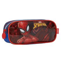 Estojo Escolar Infantil Spider Man 13335 Azul - Xeryus