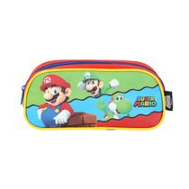 Estojo Escolar Infantil Super Mário Bross Luxcel Estojo Escolar Infantil Super Mário Bross Luxcel