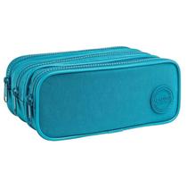 Estojo Escolar Infantil Triplo Académie Turquesa - Tilibra Estojo Escolar Infantil Triplo Académie Turquesa - Tilibra