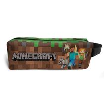 Estojo Escolar Infantil Unissex Tema Minecraft Estojo Escolar Infantil Unissex Tema Minecraft