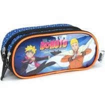 Estojo escolar infantil ziper duplo boruto - ei38124