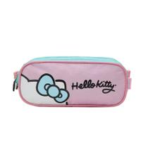 estojo Escolar Juvenil Hello Kitty Duplo Original