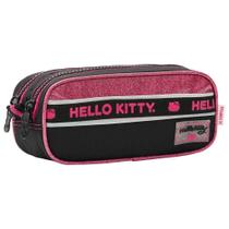 estojo Escolar Juvenil Hello Kitty Duplo Original