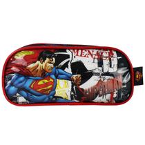Estojo Escolar Juvenil Infantil Superman Meninos Preto Estojo Escolar Juvenil Infantil Superman Meninos Preto