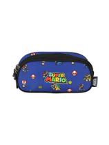 Estojo Escolar Juvenil Super Mario Et47573 - Azul - Maxlog Estojo Escolar Juvenil Super Mario Et47573 - Azul - Maxlog