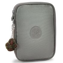 Estojo Escolar Kipling 100 Pens Grafite Metálico