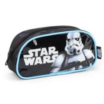 Estojo Escolar Lápis Necessaire Infantil Star Wars Azul