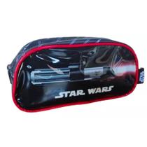 Estojo Escolar Lápis Necessaire Infantil Star Wars Vermelho - Luxcel