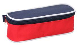 Estojo Escolar LS Bolsas 1 divisão Azul com Vermelho e Branco - EE2148 Estojo Escolar LS Bolsas 1 divisão Azul com Vermelho e Branco - EE2148