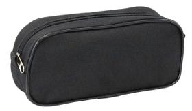 Estojo Escolar LS Bolsas 1 divisão Preto - EE2142