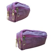 Estojo Escolar Masculino Feminino Grande 3 Ziperes Triplo Cores:Lilas JYL 828 Estojo Escolar Masculino Feminino Grande 3 Ziperes Triplo Cores:Lilas JYL 828