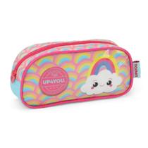 Estojo Escolar Menina Infantil Unicornio Arco-iris Up4you
