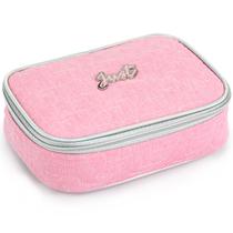 Estojo Escolar Meninas Infantil Lápis Pincéis Divisórias