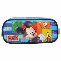 Estojo Escolar Mickey Mouse Disney Porta Lápis Organizador