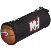 Estojo Escolar Mini Bola Basquete NBA Miami Heat