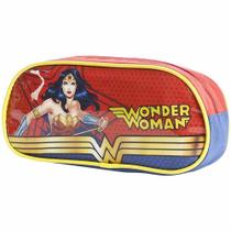 Estojo escolar mulher maravilha vermelho ei34324ww / un / luxcel