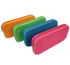 Estojo Escolar Necessaire Silicone Emborrachado C/ Ziper Brw Estojo Escolar Necessaire Silicone Emborrachado C/ Ziper Brw