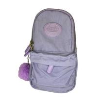 Estojo Escolar Nylon Mini 2 Divisórias Juvenil Com Pompom Estojo Escolar Nylon Mini 2 Divisórias Juvenil Com Pompom