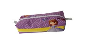 Estojo Escolar Nylon Princesa Sofia Voltas Às Aulas Menina