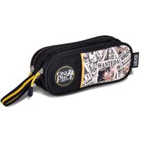 Estojo Escolar One Piece Luffy 2 Divisórias Clio OP3617