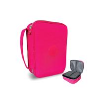 Estojo Escolar Organizador Grande em Nylon c/ 25 elásticos p/ Lápis Caneta - Mundiart Estojo Escolar Organizador Grande em Nylon c/ 25 elásticos p/ Lápis Caneta - Mundiart