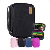 Estojo Escolar Organizador Jumbo Box Com Divisórias Grande