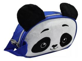 Estojo Escolar Panda Original Pelinhos Meninas Grande Estojo Escolar Panda Original Pelinhos Meninas Grande