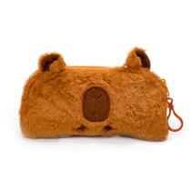 Estojo Escolar Pelúcia Capivara Filó Fofinho Polibrinq