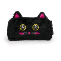 Estojo Escolar Pelúcia Gato Preto Volta às Aulas Polibrinq Estojo Escolar Pelúcia Gato Preto Volta às Aulas Polibrinq