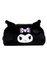 Estojo Escolar Penal Kuromi Hello Kitty Pelúcia Preto 15505 - Xeryus Estojo Escolar Penal Kuromi Hello Kitty Pelúcia Preto 15505 - Xeryus