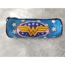 Estojo Escolar personalizado Heróis DC Mulher Maravilha Wonder Woman BM