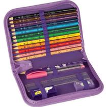 Estojo Escolar Pets Cachorro Kit Com 18 Peças Faber-Castell