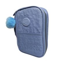 Estojo Escolar Premium Azul Fofo Pompom Organização Completa Volta as Aulas Tendência Menina Menino Estojo Escolar Premium Azul Fofo Pompom Organização Completa Volta as Aulas Tendência Menina Menino