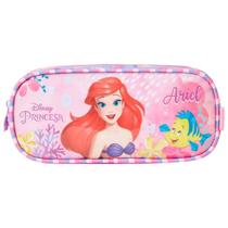 Estojo Escolar Princesa Ariel Disney Porta Lápis Organizador Estojo Escolar Princesa Ariel Disney Porta Lápis Organizador