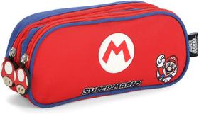 Estojo Escolar PVC Super Mário Bros Duplo Original 2 Zipers Estojo Escolar PVC Super Mário Bros Duplo Original 2 Zipers