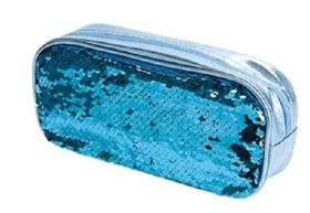 Estojo Escolar Retangular Paetês Feminino