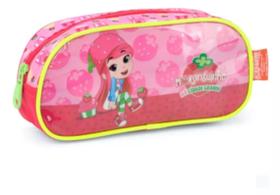 Estojo Escolar Simples Moranguinho Pink - Luxcel Ei39864 Vermelho