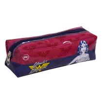 Estojo Escolar Simples Mulher Maravilha - Dac