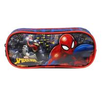 Estojo Escolar Simples Spider-man E Venon - 10675 Xeryus Kids