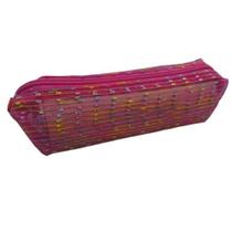 Estojo escolar simples telado pink Daterra